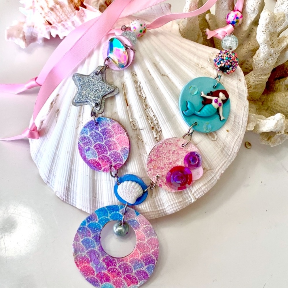 Boho Kids Mermaid Necklace